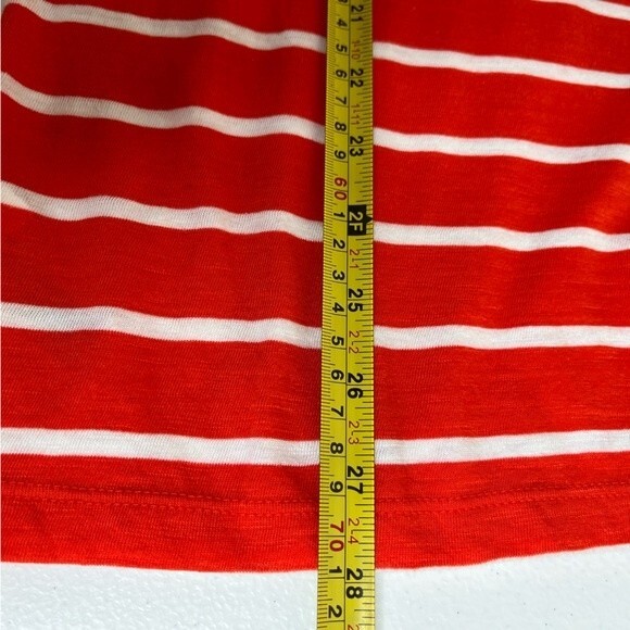 NWT Old Navy Long Sleeve Sparkle Red Stripe Scoop Neck Sequin T Shirt Women Med - Picture 12 of 13